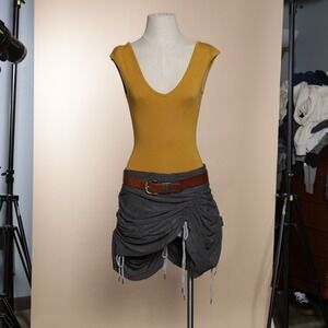 Comme des garçons style upcycled skirt similar to the 1990s runway show